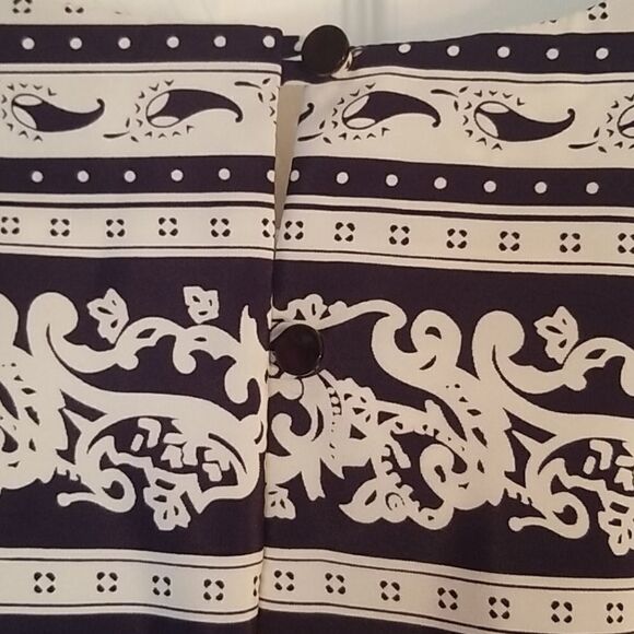 Vintage 80s multi-print polka dot pleated … - Picture 5 of 7